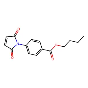 butyl 4-(2,5-dioxo-2,5-dihydro-1H-pyrrol-1-yl)benzoate structure