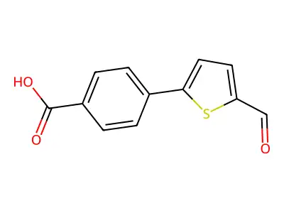 4H-thieno[3,2-c]chromene-2-carboxylic acid structure