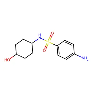 4-amino-N-(4-hydroxycyclohexyl)benzene-1-sulfonamide structure