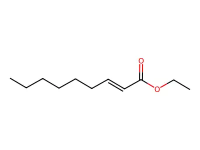 Ethyl non-2-enoate structure