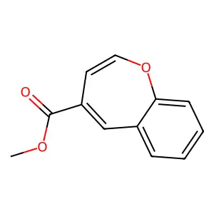 Methyl 1-benzoxepine-4-carboxylate structure