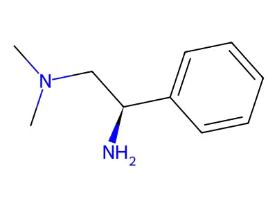 (2-Amino-2-phenylethyl)dimethylamine structure