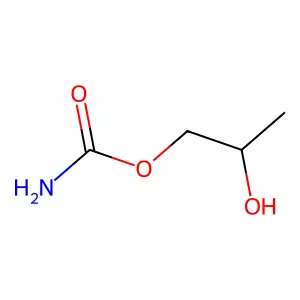 1,2-Dihydroxypropyl carbamate structure
