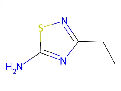5-Amino-3-ethyl-1,2,4-thiadiazole structure