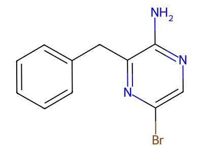 3-Benzyl-5-bromopyrazin-2-amine structure