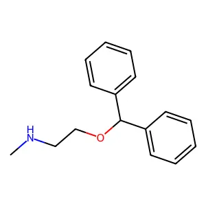 N-Desmethyldiphenhydramine structure