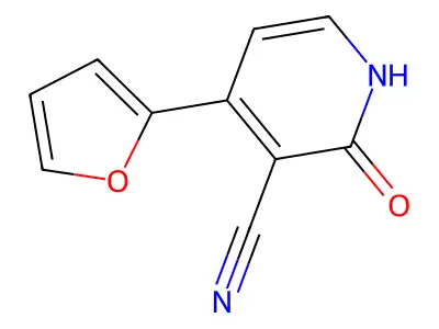 4-(Furan-2-yl)-2-oxo-1,2-dihydropyridine-3-carbonitrile structure