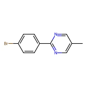 2-(4-Bromophenyl)-5-methylpyrimidine structure