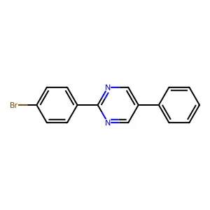 2-(4-Bromophenyl)-5-phenylpyrimidine structure