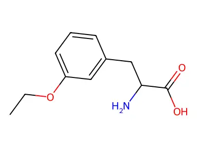 2-amino-3-(3-ethoxyphenyl)propanoic Acid structure