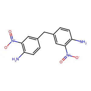 4,4'-亚甲基双(2-硝基苯胺) structure