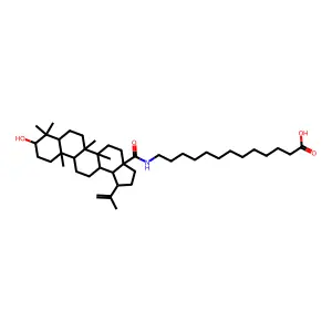 Betulinic acid NH-DodecCOOH deriv. structure