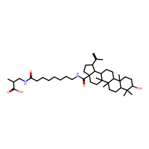 N-betulinyl-glycine structure