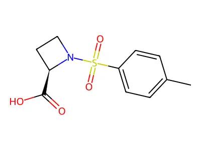 2-Azetidinecarboxylic acid, 1-[(4-methylphenyl)sulfonyl]- structure