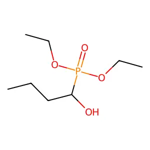 Diethyl 1-hydroxybutylphosphonate structure