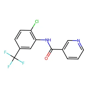 N-(2-氯-5-三氟甲基-苯基)-烟酰胺 structure