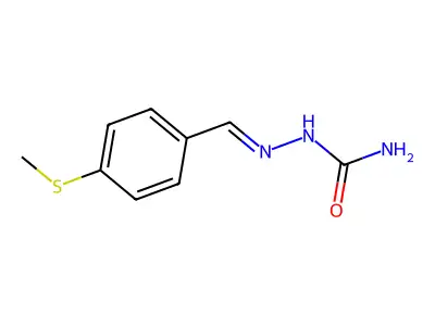 2-[[4-(Methylthio)phenyl]methylene]hydrazinecarboxamide structure