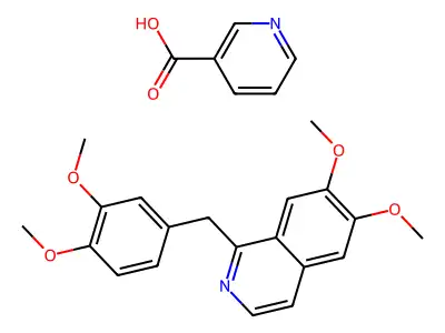 Papaverine nicotinate structure
