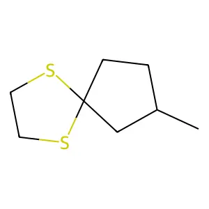 1,4-Dithiaspiro(4.4)nonane, 7-methyl- structure