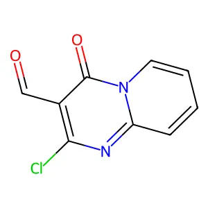 2-Chloro-4-oxo-4H-pyrido[1,2-a]pyrimidine-3-carbaldehyde structure