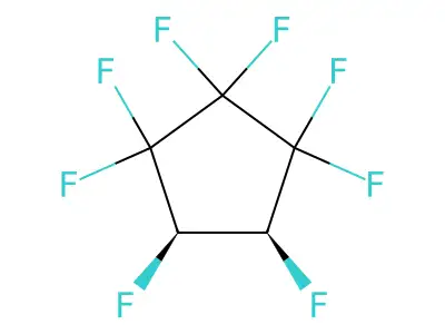 1H,2H-Octafluorocyclopentane structure