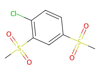 2,4-Bis-(methylsulfonyl)-1-chlorobenzene structure