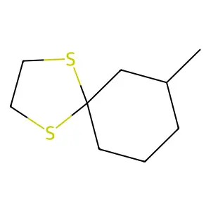 1,4-Dithiaspiro(4.5)decane, 7-methyl- structure