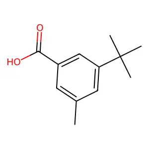 5-叔丁基间甲苯甲酸 structure
