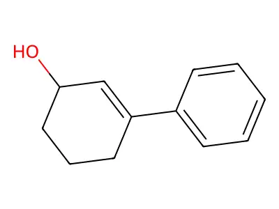 2-Cyclohexen-1-ol, 3-phenyl- structure