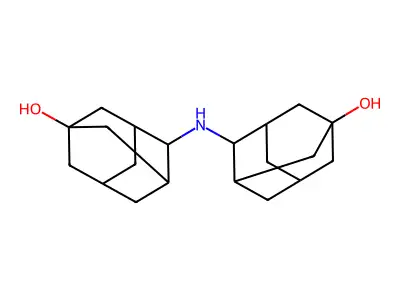 4-[(5-Hydroxy-2-adamantyl)amino]adamantan-1-ol structure