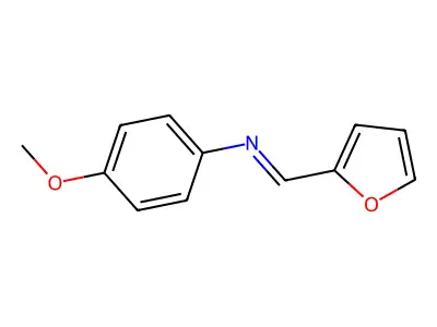 N-(Furfurylidene)-P-anisidine structure