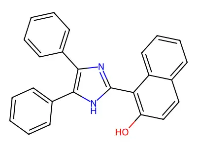1-(4,5-diphenyl-1H-imidazol-2-yl)naphthalen-2-ol structure