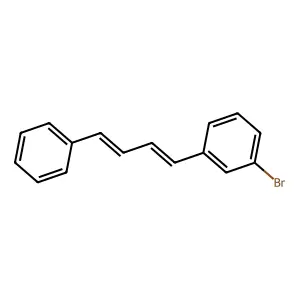 1-Bromo-3-(4-phenyl-1,3-butadienyl)benzene structure