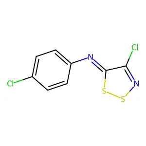 4-chloro-N-(4-chlorophenyl)dithiazol-5-imine structure