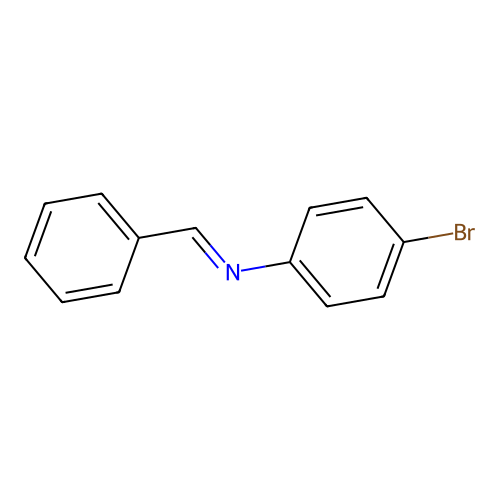 N-Benzylidene-4-bromoaniline structure