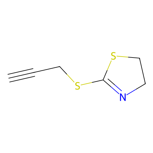 2-(Propargylsulfanyl)-4,5-dihydro-1,3-thiazole structure