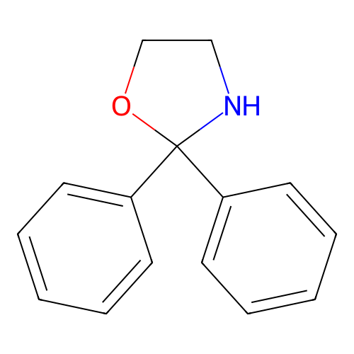 2,2-Diphenyl-1,3-oxazolidine structure