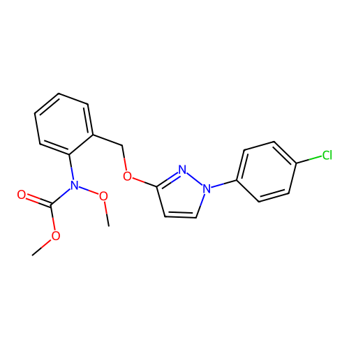 吡唑醚菌酯 structure