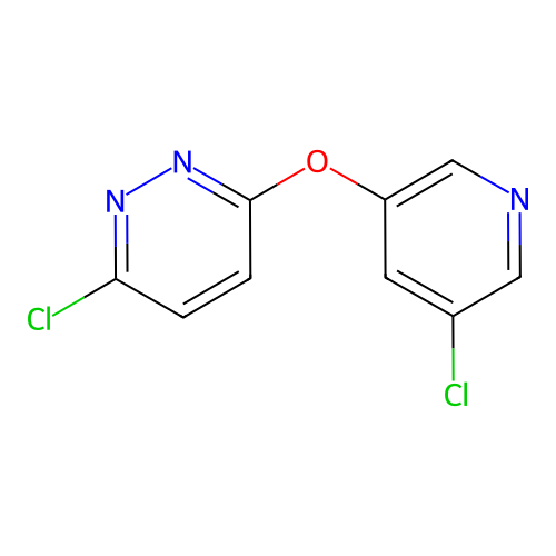 3-Chloro-6-[(5-Chloro-3-Pyridyl)Oxy]Pyridazine structure