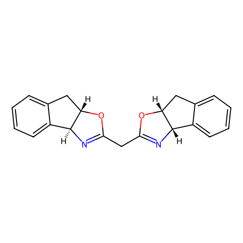 (-)-2,2'-Methylenebis[(3aS,8aR)-3a,8a-dihydro-8H-indeno[1,2-d]oxazole] structure
