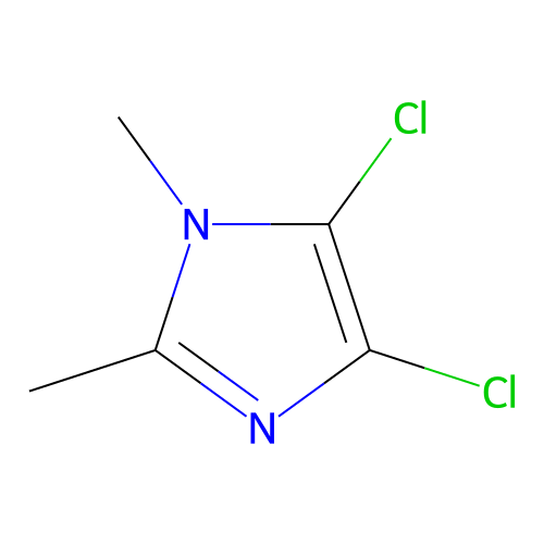 4,5-Dichloro-1,2-dimethylimidazole structure