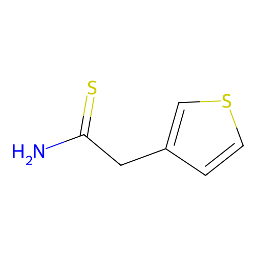 2-(Thiophen-3-yl)ethanethioamide structure