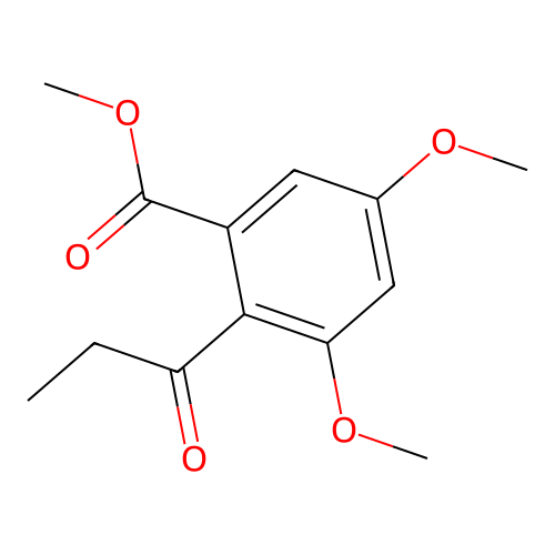 Methyl 3,5-dimethoxy-2-propanoylbenzoate structure