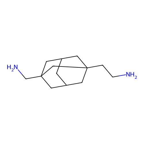 2-[3-(Aminomethyl)-1-adamantyl]ethanamine structure