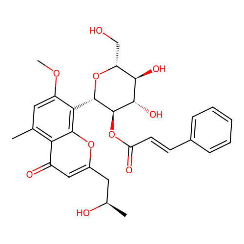 Methyl aloesinyl cinnamate structure