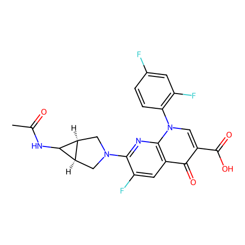 Trovafloxacin metabolite M3 structure