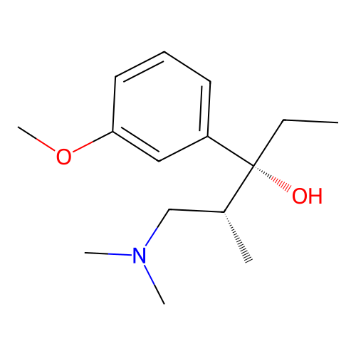 (2R,3R)-1-(Dimethylamino)-3-(3-methoxyphenyl)-2-methylpentan-3-ol structure