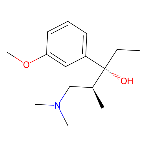 (2S,3R)-1-(dimethylamino)-3-(3-methoxyphenyl)-2-methylpentan-3-ol structure