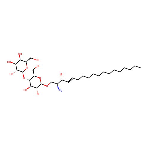 Lactosyl lysosphingolipid structure