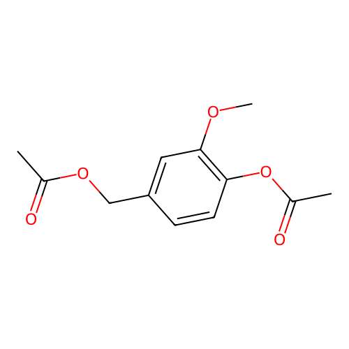 Vanillyl alcohol diacetate structure